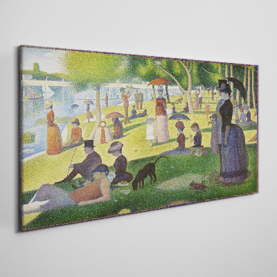 Foto auf leinwand Sonntagnachmittag am Fluss
