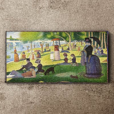 Foto auf leinwand La Grande Latte Seurat