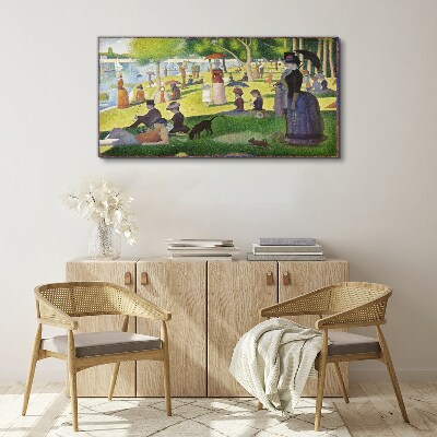 Foto auf leinwand Sonntagnachmittag am Fluss