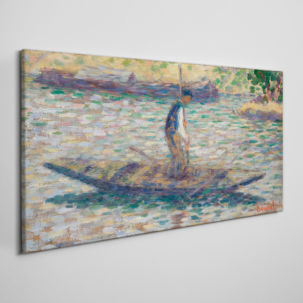 Foto auf leinwand Seemann auf dem Fluss