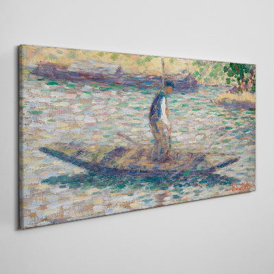 Foto auf leinwand Seemann auf dem Fluss