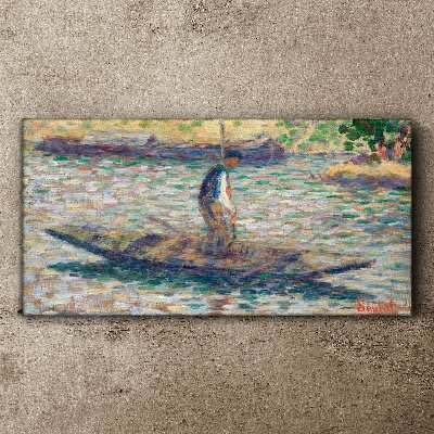 Foto auf leinwand Seemann auf dem Fluss