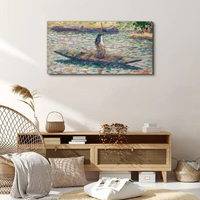 Foto auf leinwand Seemann auf dem Fluss