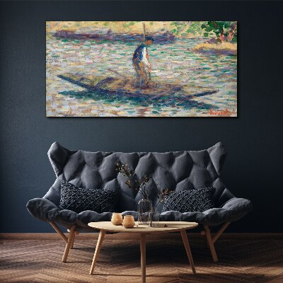 Foto auf leinwand Seemann auf dem Fluss