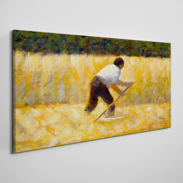 Foto auf leinwand Mäher Seurat