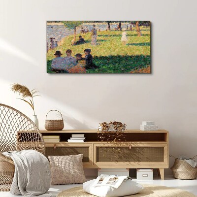 Foto auf leinwand Sommernachmittag am Fluss