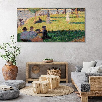 Foto auf leinwand Sommernachmittag am Fluss
