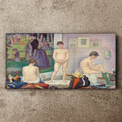 Bild auf leinwand Seurat-Modelle