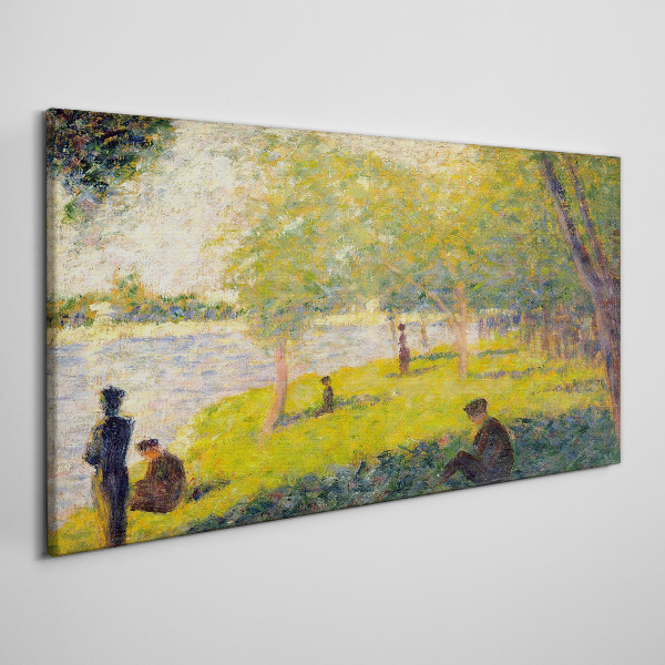 Foto auf leinwand Ein Sommertag am Fluss