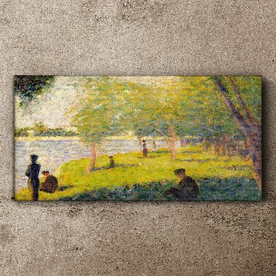 Foto auf leinwand Ein Sommertag am Fluss