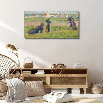 Wandbild Ein Spaziergang in der Sonne