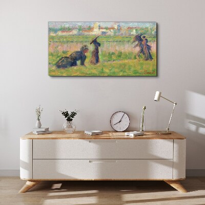 Wandbild Ein Spaziergang in der Sonne