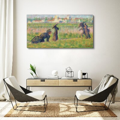 Wandbild Ein Spaziergang in der Sonne