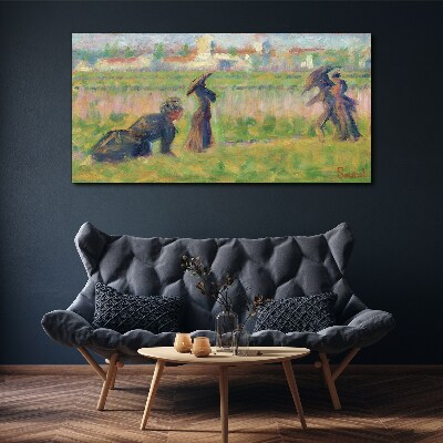Wandbild Ein Spaziergang in der Sonne