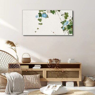 Bild auf leinwand Blumenmotiv in zarten Farbtönen