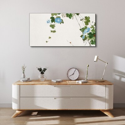 Bild auf leinwand Blumenmotiv in zarten Farbtönen