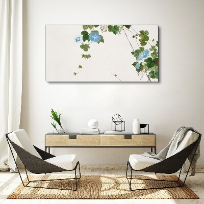 Bild auf leinwand Blumenmotiv in zarten Farbtönen