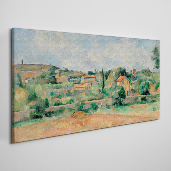 Fotobilder Ländliche Landschaft in Pastellfarben