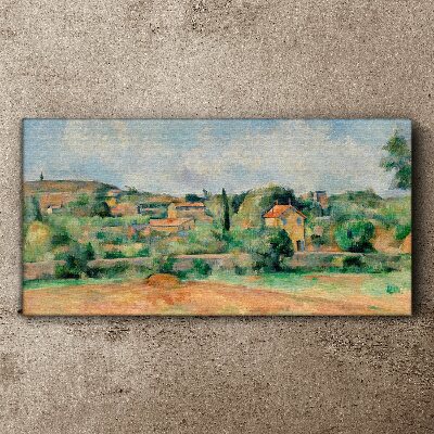 Fotobilder Ländliche Landschaft in Pastellfarben