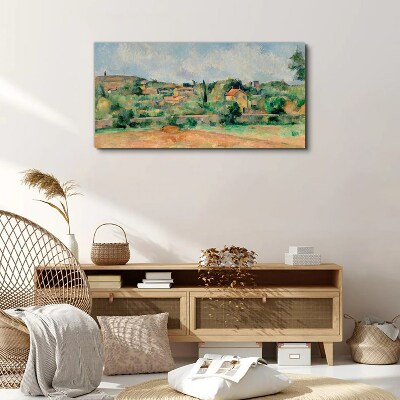 Fotobilder Ländliche Landschaft in Pastellfarben