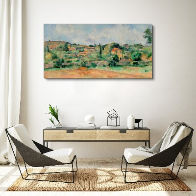 Fotobilder Ländliche Landschaft in Pastellfarben