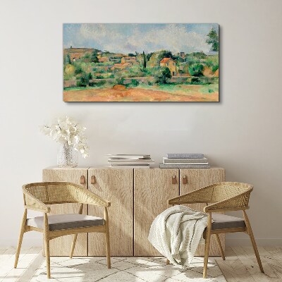 Fotobilder Ländliche Landschaft in Pastellfarben
