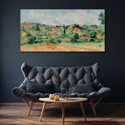 Fotobilder Ländliche Landschaft in Pastellfarben