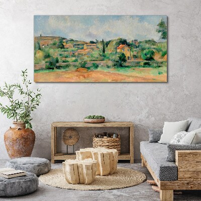 Fotobilder Ländliche Landschaft in Pastellfarben