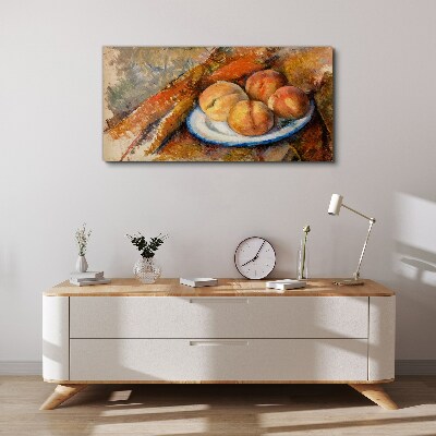 Foto auf leinwand Obsttisch in Pastellfarben