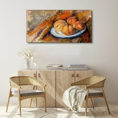 Foto auf leinwand Obsttisch in Pastellfarben