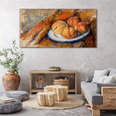Foto auf leinwand Obsttisch in Pastellfarben