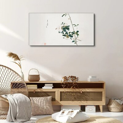 Foto auf leinwand Florale Komposition in zarten Farbtönen