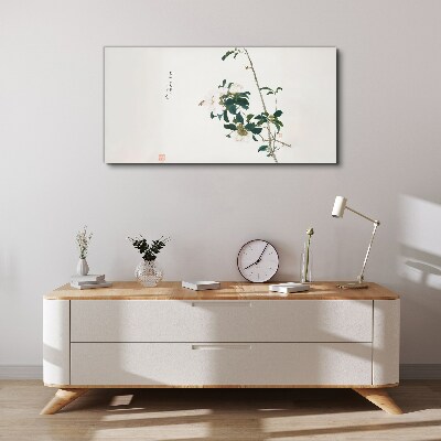 Foto auf leinwand Florale Komposition in zarten Farbtönen