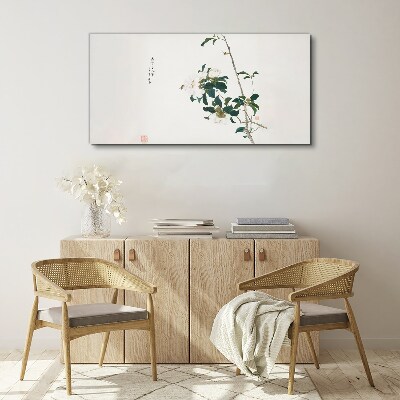 Foto auf leinwand Florale Komposition in zarten Farbtönen