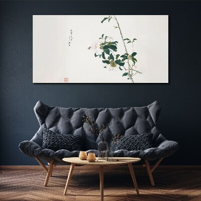 Foto auf leinwand Florale Komposition in zarten Farbtönen