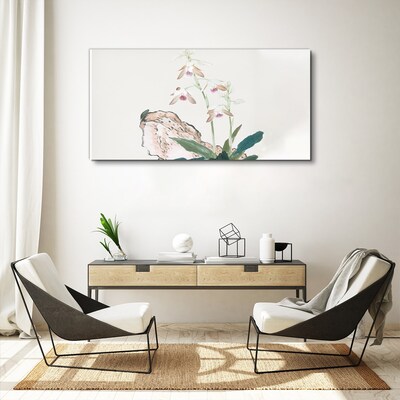 Foto auf leinwand Blumen vor der Kulisse der Natur