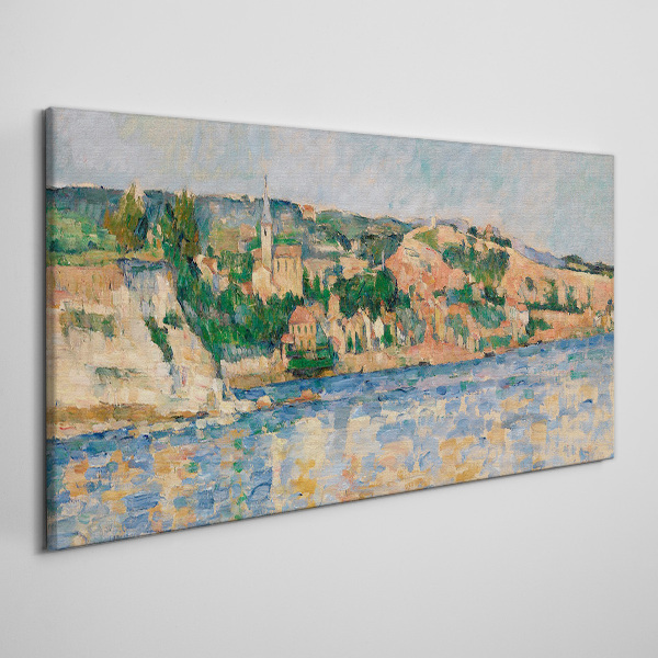 Foto auf leinwand Landschaft am Fluss
