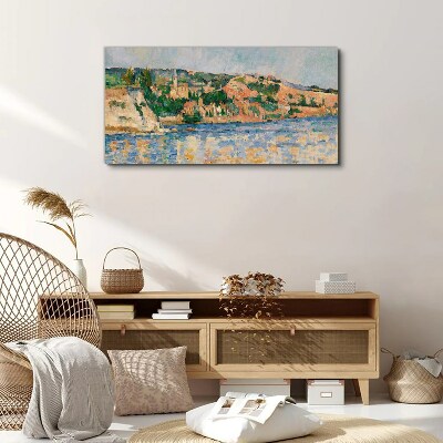 Foto auf leinwand Landschaft am Fluss