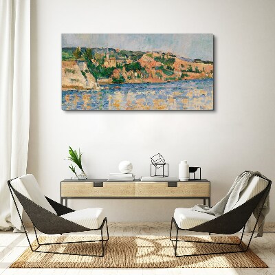 Foto auf leinwand Landschaft am Fluss