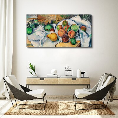 Foto auf leinwand Fruchtzusammensetzung auf weißem Hintergrund
