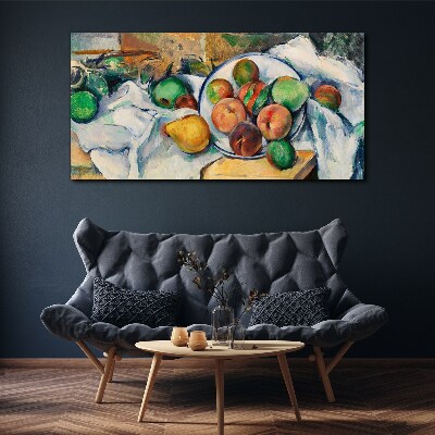 Foto auf leinwand Fruchtzusammensetzung auf weißem Hintergrund