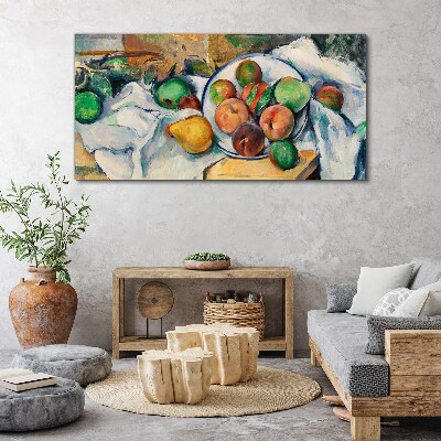Foto auf leinwand Fruchtzusammensetzung auf weißem Hintergrund