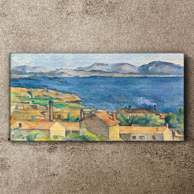 Foto auf leinwand Bucht von Marseille Cézanne