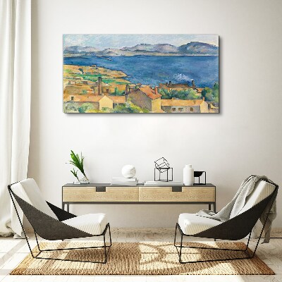 Foto auf leinwand Bucht von Marseille Cézanne