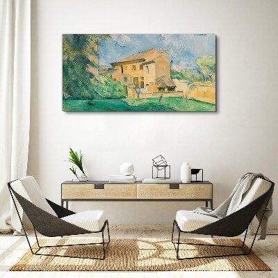 Bild auf leinwand Eine friedliche ländliche Landschaft