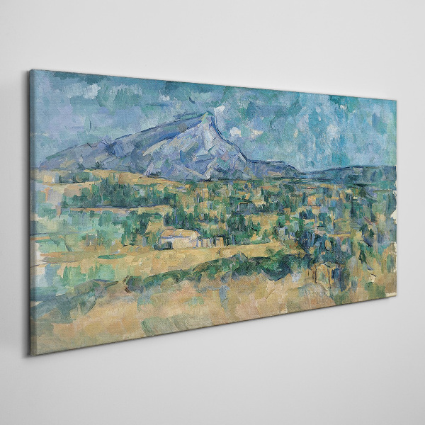 Foto auf leinwand Berglandschaft in Pastellfarben