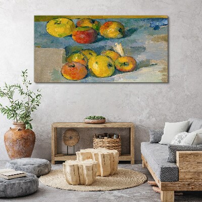 Bild auf leinwand Stillleben mit Äpfeln