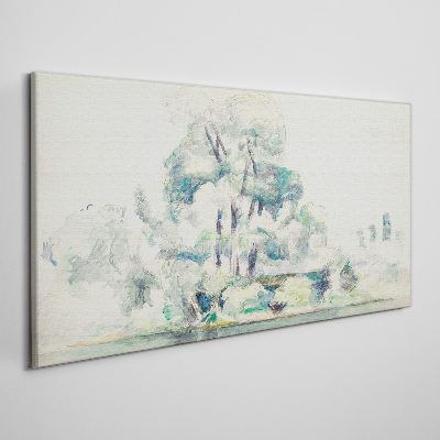 Foto auf leinwand Eine friedliche Landschaft in Pastelltönen