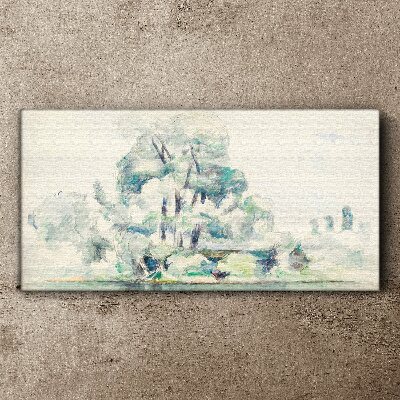 Foto auf leinwand Eine friedliche Landschaft in Pastelltönen