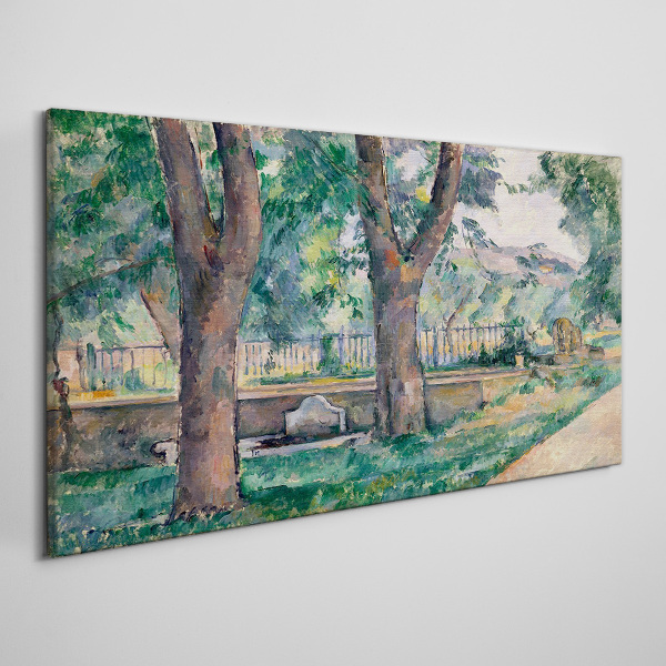 Foto auf leinwand Sommernachmittag im Park